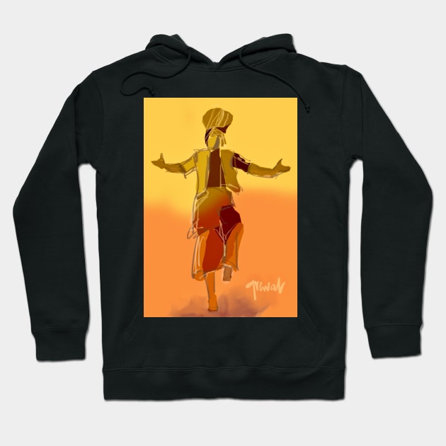 Bhangra Dancer Hoodie by sukhpalgrewal